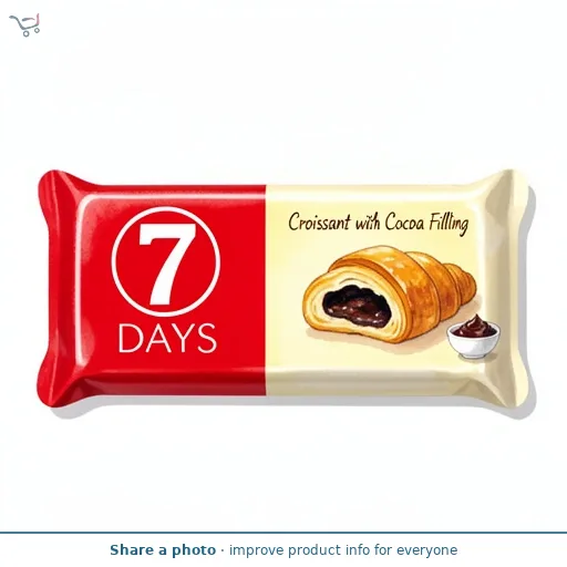 7 Days Croissant with Cocoa Filling 60g