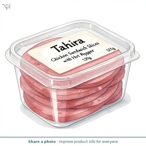 Tahira Chicken Sandwich Slices with Hot Pepper