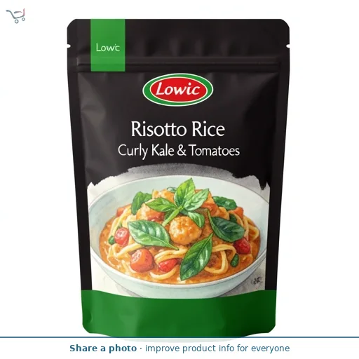 Lowicz Risotto Rice Curly Kale & Tomatoes