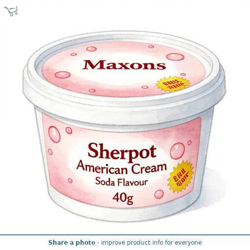 Maxons Sherpot American Cream Soda Flavour 40g