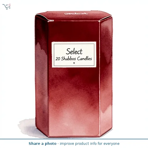 Select 20 Shabbos Candles