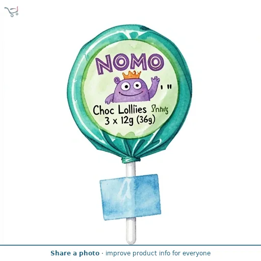 NOMO Choc Lollies 3 x 12g (36g)