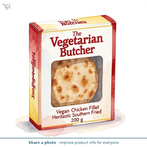 The Vegetarian Butcher Vegan Chicken Fillet Hentastic Southern Fried 200 g