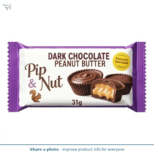 Pip & Nut Dark Chocolate Peanut Butter 31g