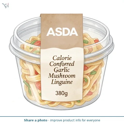 ASDA Calorie Controlled Garlic Mushroom Linguine 380g
