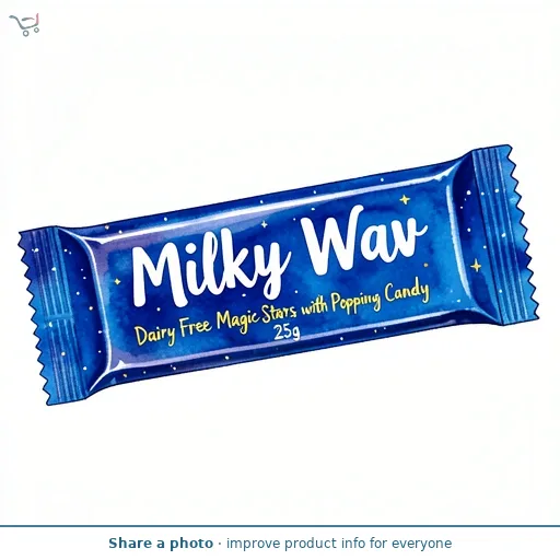 Milky Way Dairy Free Magic Stars with Popping Candy 25g