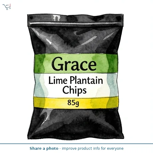 Grace Plantain Chips Lime 