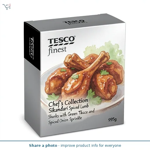 Tesco Finest Chef's Collection Spiced Lamb Shanks 995g