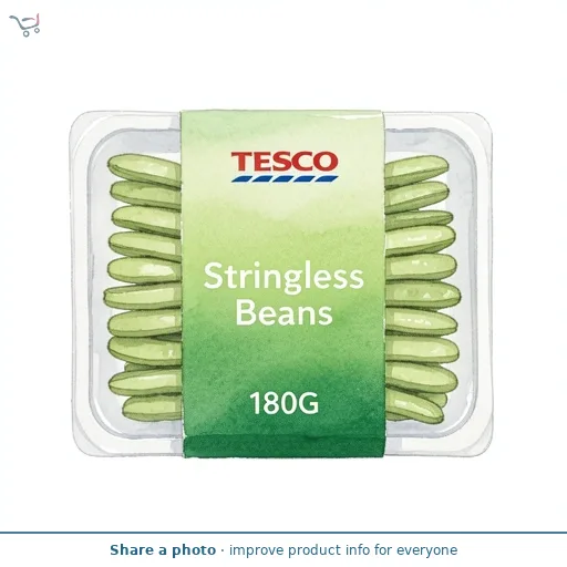 Tesco Stringless Beans 180G
