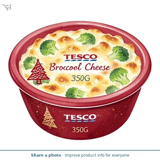 Tesco Broccoli Cheese 350G