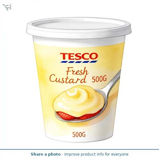 Tesco Fresh Custard 500G