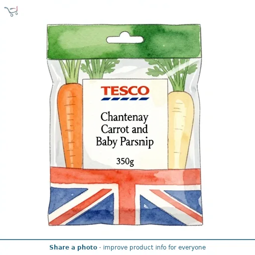 Tesco Chantenay Carrot and Baby Parsnip 350g 