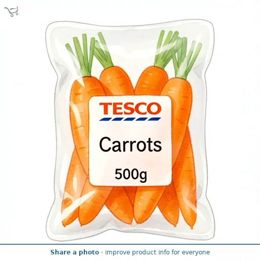 Tesco Carrots 500g