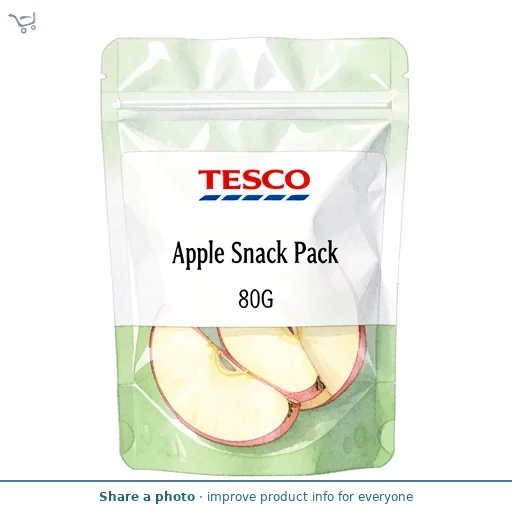 Tesco Apple Snack Pack 80G