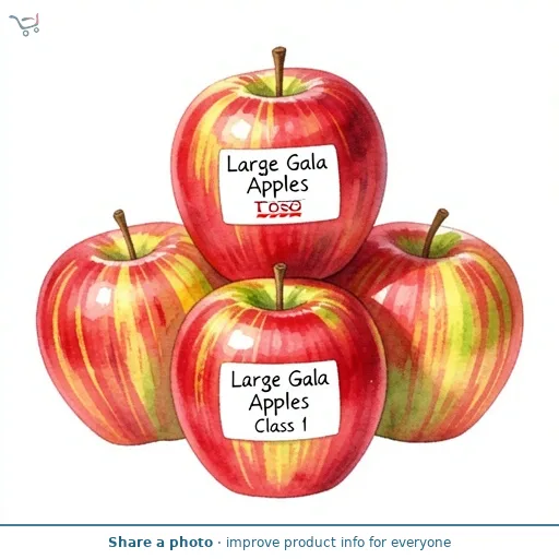 Large Gala Apples Loose Class 1