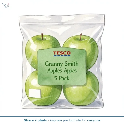 Tesco Granny Smith Apples Minimum 5 Pack