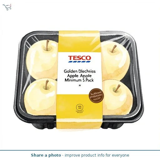 Tesco Golden Delicious Apple Minimum 5 Pack