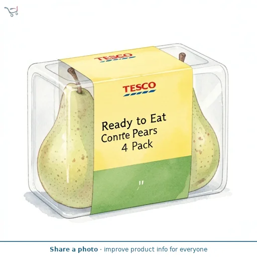 Tesco Ready to Eat Conference Pears 4 Pack