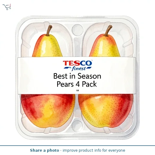 Tesco Finest Best in Season Pears 4 Pack