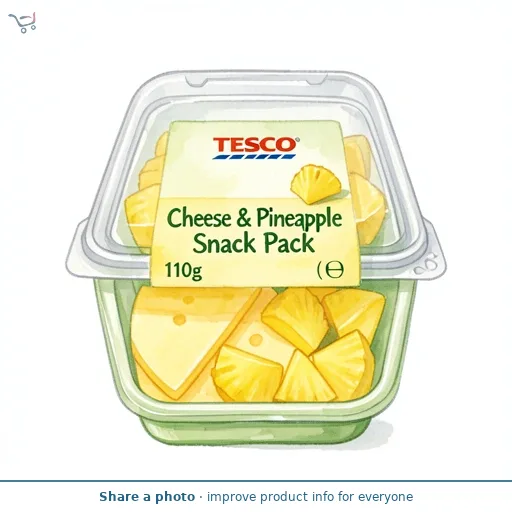 Tesco Cheese & Pineapple Snack Pack 110g