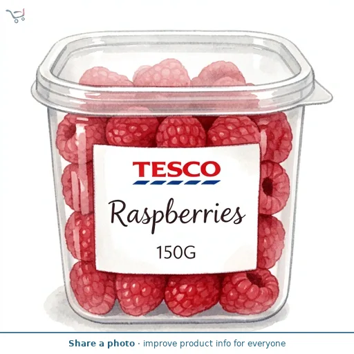Tesco Raspberries 150G