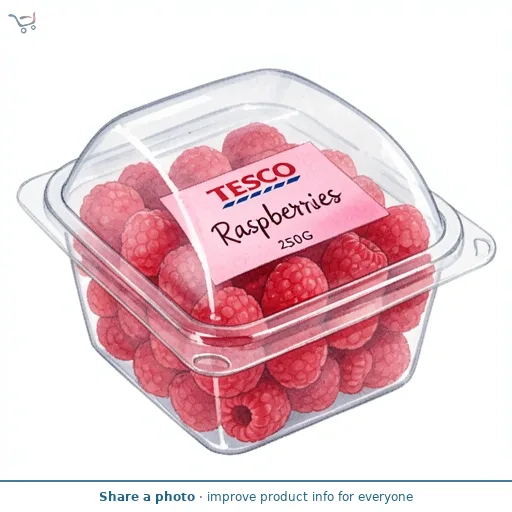 Tesco Raspberries 250G