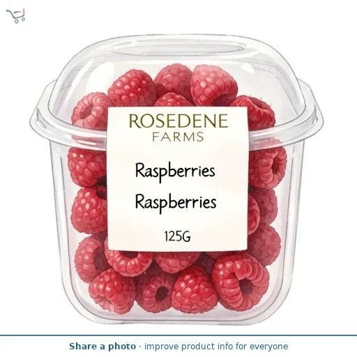 Rosedene Farms Raspberries 125G