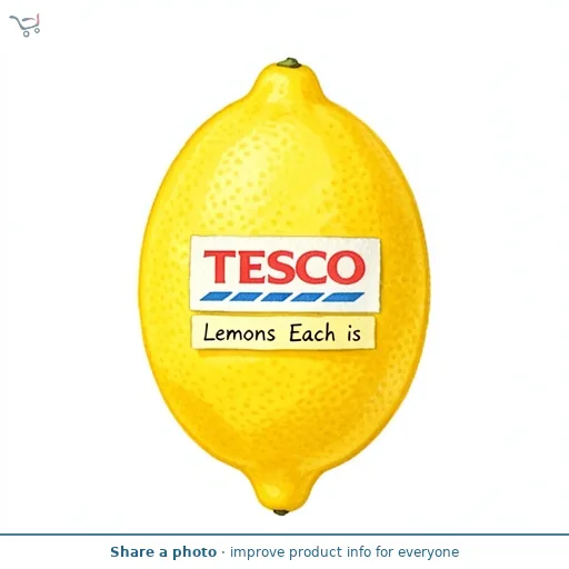 Tesco Lemons Each