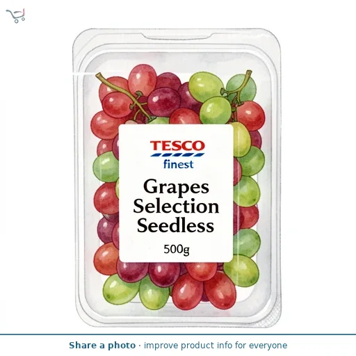 Tesco Finest Grapes Selection Seedless 500g