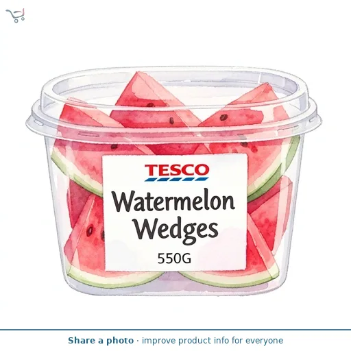 Tesco Watermelon Wedges 550G