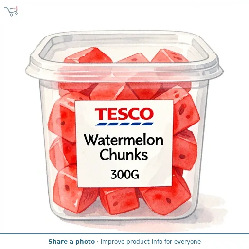 Tesco Watermelon Chunks 300G