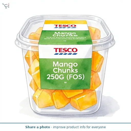 Tesco Mango Chunks 250G (FOS) 