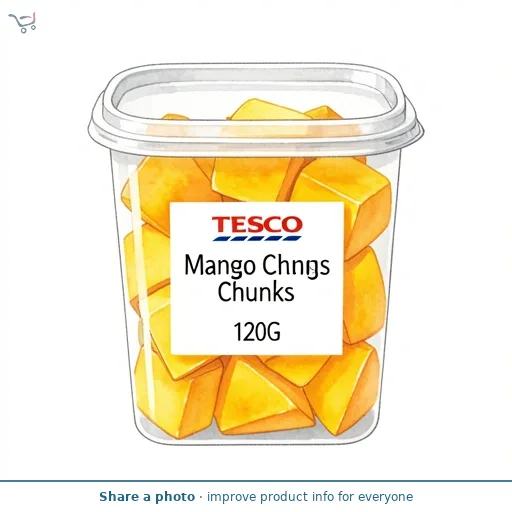 Tesco Mango Chunks 120G