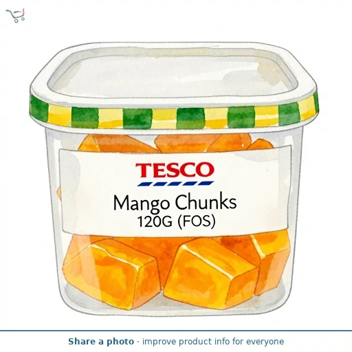 Tesco Mango Chunks 120G (FOS) 