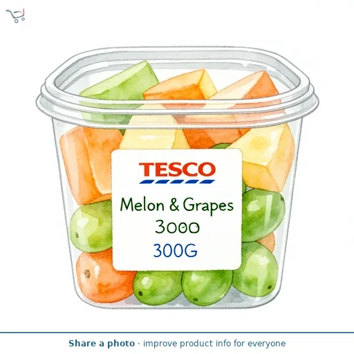 Tesco Melon & Grapes 300G