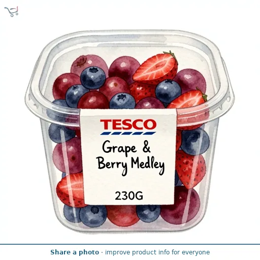 Tesco Grape & Berry Medley 230G