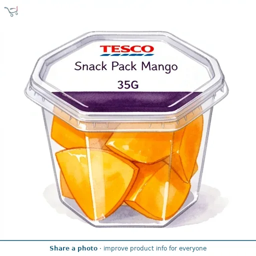 Tesco Snack Pack Mango 35G