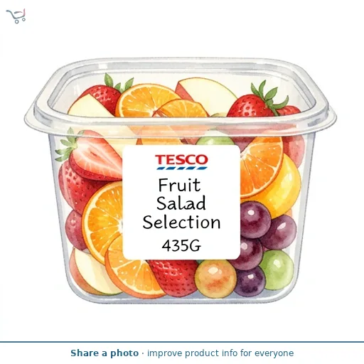 Tesco Fruit Salad Selection 435G