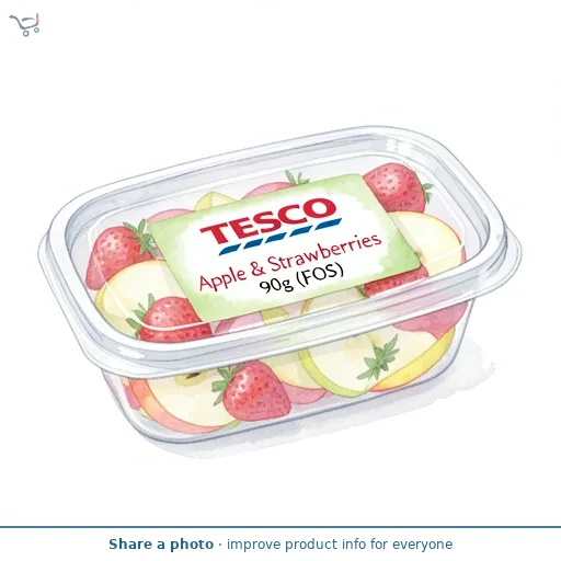 Tesco Apple & Strawberries 90g (FOS)