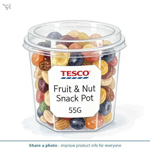 Tesco Fruit & Nut Snack Pot 55G