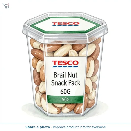 Tesco Brazil Nut Snack Pack 60G