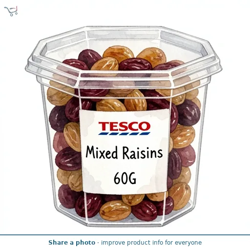 Tesco Mixed Raisins 60G