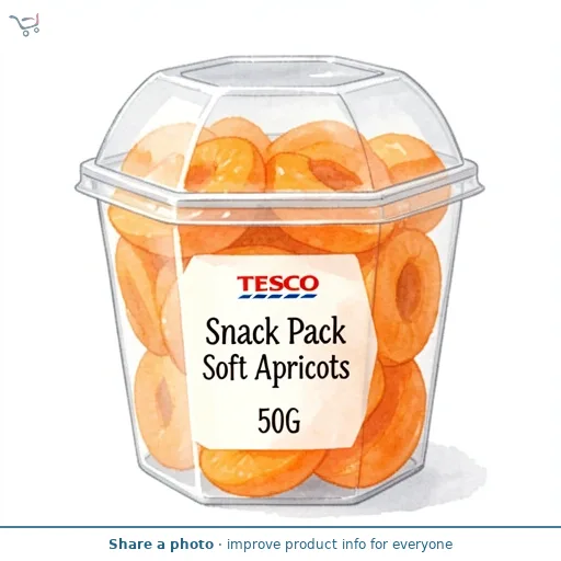 Tesco Snack Pack Soft Apricots 50G