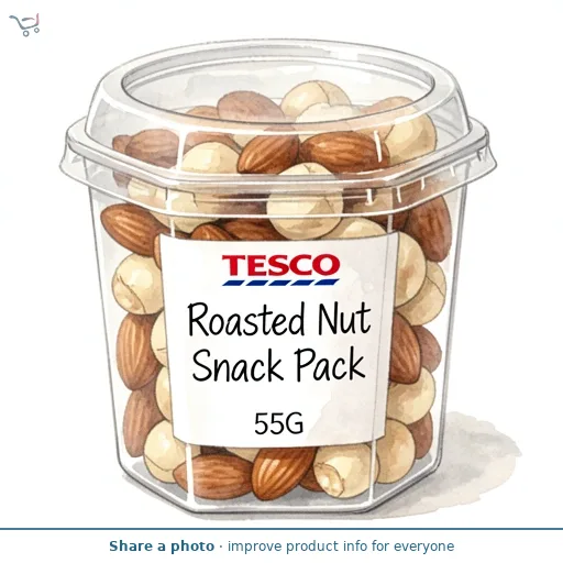 Tesco Roasted Nut Snack Pack 55G