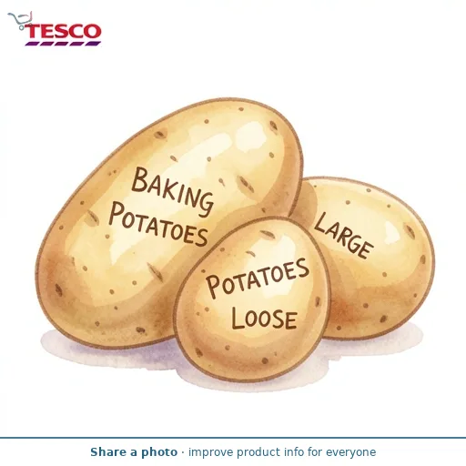 Tesco Large Baking Potatoes Loose