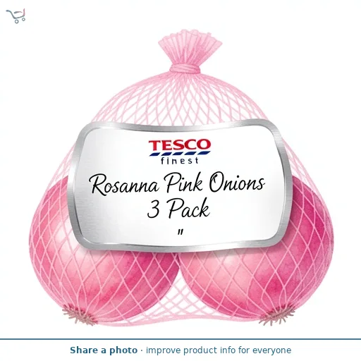 Tesco Finest Rosanna Pink Onions 3 Pack