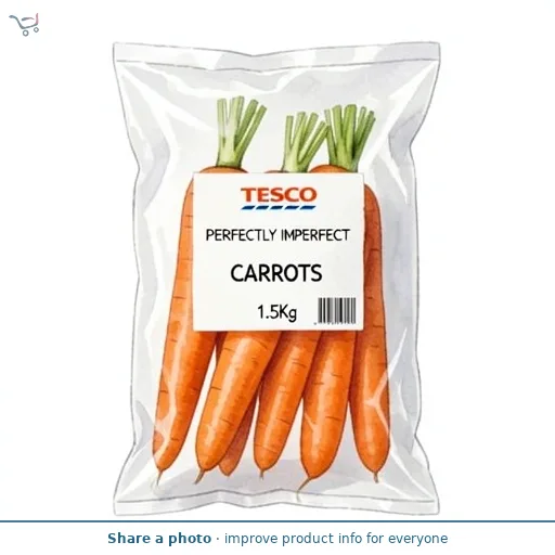 Tesco Perfectly Imperfect Carrots 1.5Kg