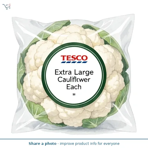 Tesco Extra Large Cauliflower Each