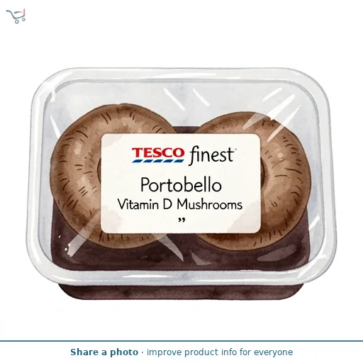 Tesco Finest Portobello Vitamin D Mushrooms