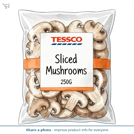 Tesco Sliced Mushrooms 250G